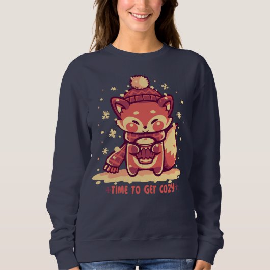 Time to get Cozy Sweatshirt (Vorderseite)