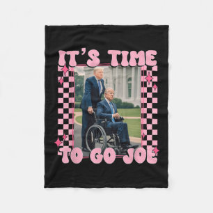 Time To Go Joe Shirt Funny Trump 2024 Fleecedecke