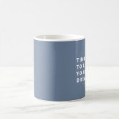 Time To Live Your Dreams Periwinkle Retirement Mug Kaffeetasse (Mittel)