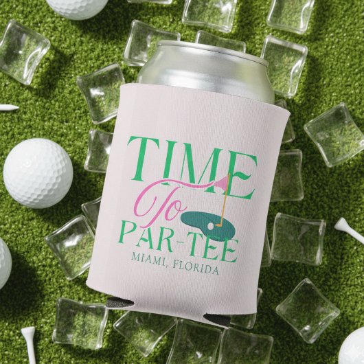 Time to Par-Tee Fun Golf Themed Bachelorette Dosenkühler