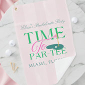 Time to Par-Tee Golf Bachelorette Golfhandtuch