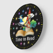 Time To Read - Literacy Wall Clock - SRF Große Wanduhr (Winkel)