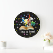 Time To Read - Literacy Wall Clock - SRF Große Wanduhr (Zuhause)