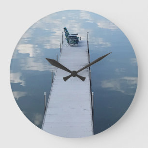 Time to Relax and Reflect Große Wanduhr