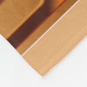 Time to Relax "Chocolate Bar"Brown Fleece Blanket  (Ecke)
