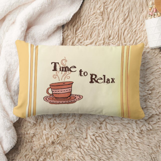 Time to Relax "Chocolate Bar" Lumbar Pillow Lendenkissen (Decke)