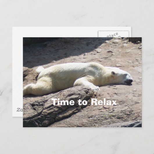 Time to Relax Postkarte (Vorne/Hinten)