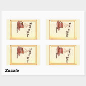 Time to Relax yellow Rectangular Sticker Label (Blatt)