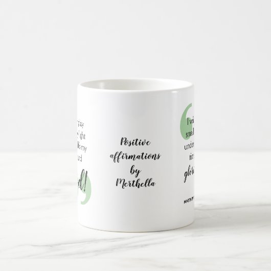 TIME TO SHINE Positiv Christian Behauptung Kaffeetasse (Mittel)
