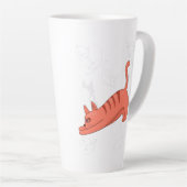 Time to Stretch Two-Tone Coffee Mug Teapot Milchtasse (Rechte Ecke)