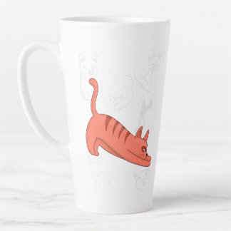 Time to Stretch Two-Tone Coffee Mug Teapot Milchtasse