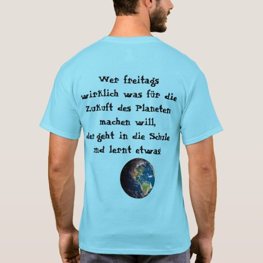 Time to study - anti friday for future T-Shirt (Rückseite)