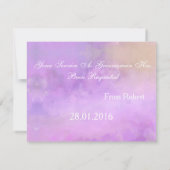 Time to Suitup Blur Background Red Tie Invitation Einladung (Rückseite)