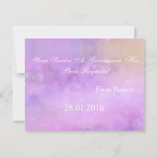 Time to Suitup Blur Background Red Tie Invitation Einladung (Rückseite)