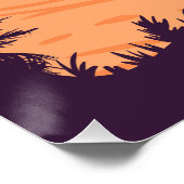 Time To Travel Retro Poster (Ecke)