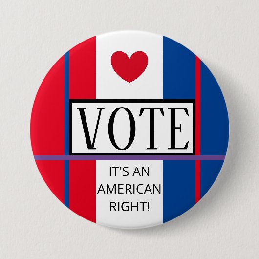 Time to VOTE! Button (Vorderseite)