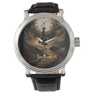 Time Travel Fantasy Steampunk Watch - Sci-Fi Cloc Armbanduhr