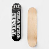 TIME TRAVEL Skateboard, 7¾ Zoll Deck Skateboard (Vorderseite)