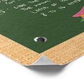 Time Traveller's Cookbook Poster (Ecke)