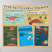Time Traveller's Cookbook Poster (Vorne)
