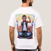 "Time-Travelling DJ T - Shirt Collection" (Rückseite)