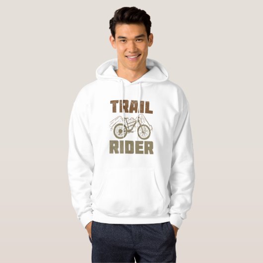 Time Trial Cyclist Speed Mountain Biker Hoodie (Vorne ganz)