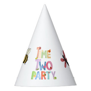 Time Two Party Paper Plates, Insekten-Thema 2. Geb Partyhütchen