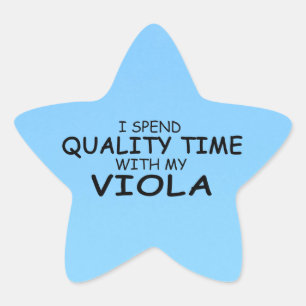 Time Viola Star Sticker
