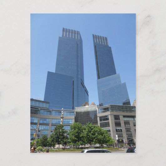 Time Warner Center Columbus Circle New York City Postkarte (Vorderseite)
