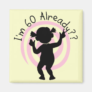 Time Warp 60 Bereits Shirts und Geschenke Magnet