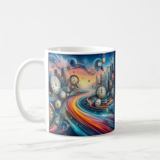 Time Warp Road Reise Kaffeetasse (Links)