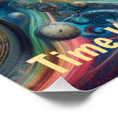 Time Warp Road Reise Poster (Ecke)