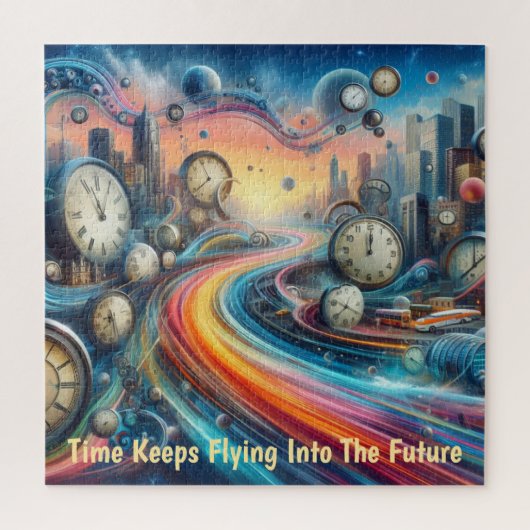 Time Warp Road Reise Puzzle (Vertikal)
