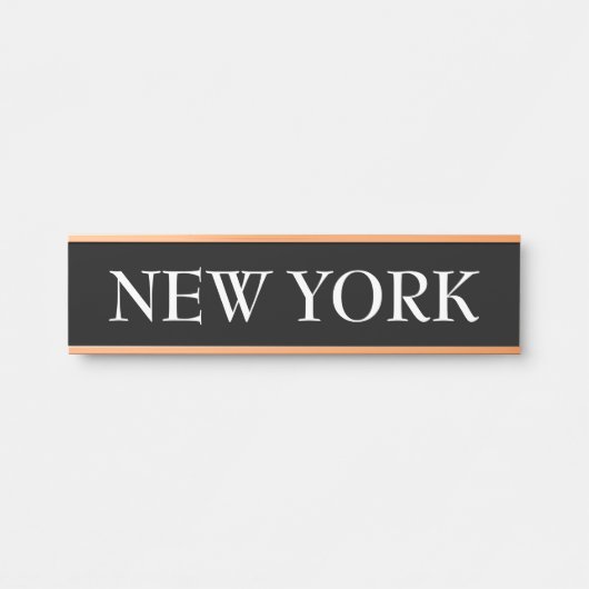 Time Zone World Clock Türschild (Vorderseite )