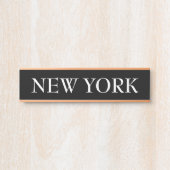 Time Zone World Clock Türschild (Vorderseite )