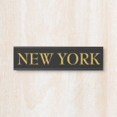 Time Zone World Clock Türschild (Vorderseite )