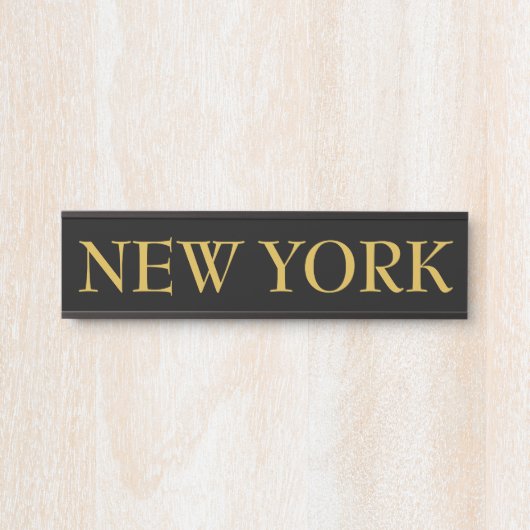 Time Zone World Clock Türschild (Vorderseite )