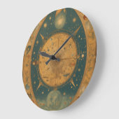 Timefall-Elegance: Die gravitationsgetriebene Wall Große Wanduhr (Winkel)