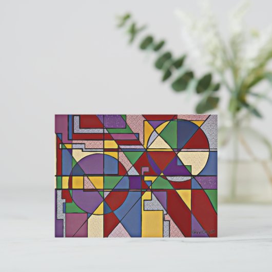 Timekeeper Postkarte (Stehend Vorderseite)