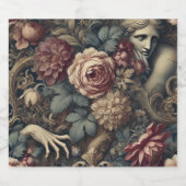 Timelapse - Gothic Floral Pillow Bierflaschenetikett (Einzelnes Label)