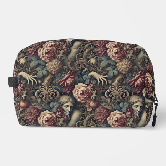 Timelapse - Gothic Floral Waschbeutel (Vorderseite)