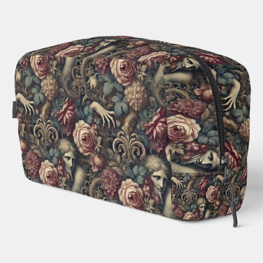 Timelapse - Gothic Floral Waschbeutel (Rechte Ecke)