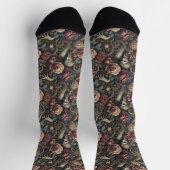 Timelapse - Gothic Viktorianisch Tapestry Socken (Oben)