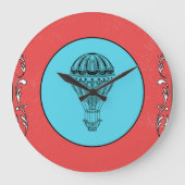 Timeless Ascent Große Wanduhr (Vorderseite)