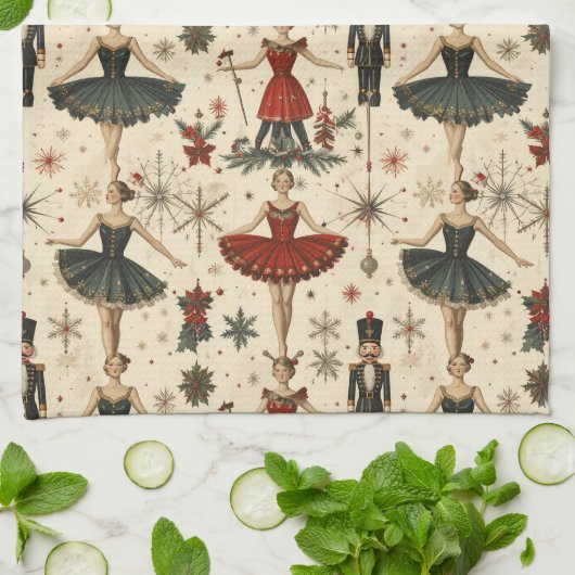 Timeless Ballerina Geschirrtuch (Gefaltet)