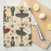 Timeless Ballerina  Geschirrtuch (Viertel Falte)