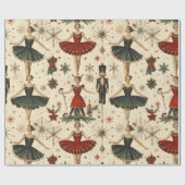 Timeless Ballerine   Geschenkpapier (Flach)