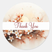 Timeless Beauty: Flowers in Full Bloom 🌸✨ Runder Aufkleber (Vorderseite)