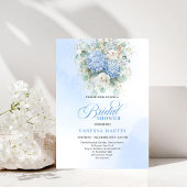 Timeless Blue Hydrangeas Bridal Shower Invitation Einladung