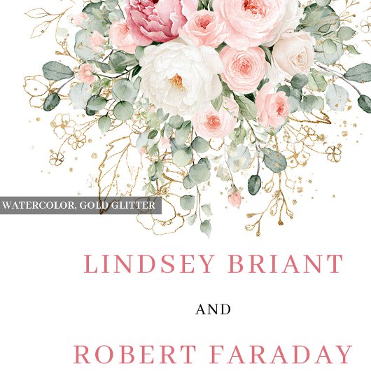 Timeless Blush Roses Greenery Wedding Napkins Serviette